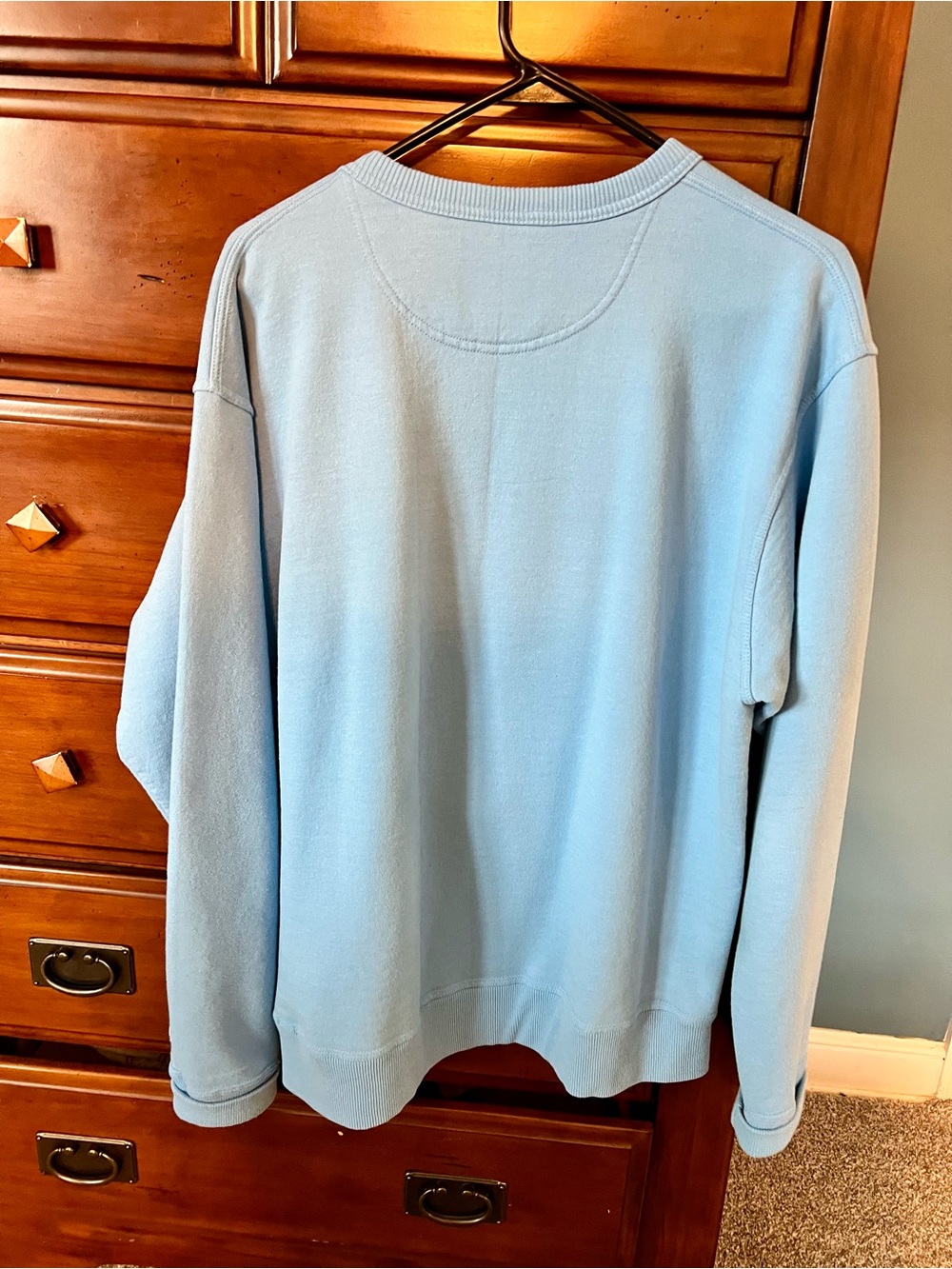 Champion Crewneck Sweatshirt - Light Blue Sz L - Picture 4 of 4